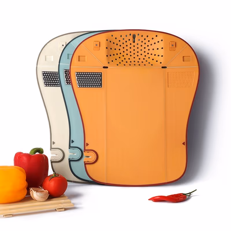 Multifunctional Foldable Cutting Board with Grater - kitchen gadget